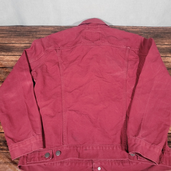 Levi's Men's Red Denim Jacket - Picture 8 of 10
